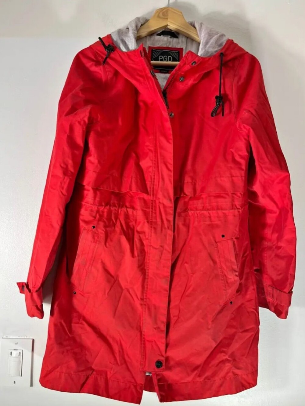 PGD Plenty Red Heavy Rain Coat